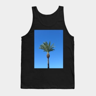 Single Palm Tree with Blue Sky2 Tank Top